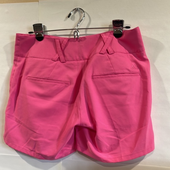 Adidas Womens Climalite pink shorts 5 inch inseam - Picture 2 of 7